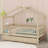 Wooden House Bed With Trundle Bed