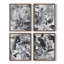 «Mix I», ensemble de 4 reproductions encadrées-1685854000-1685854003