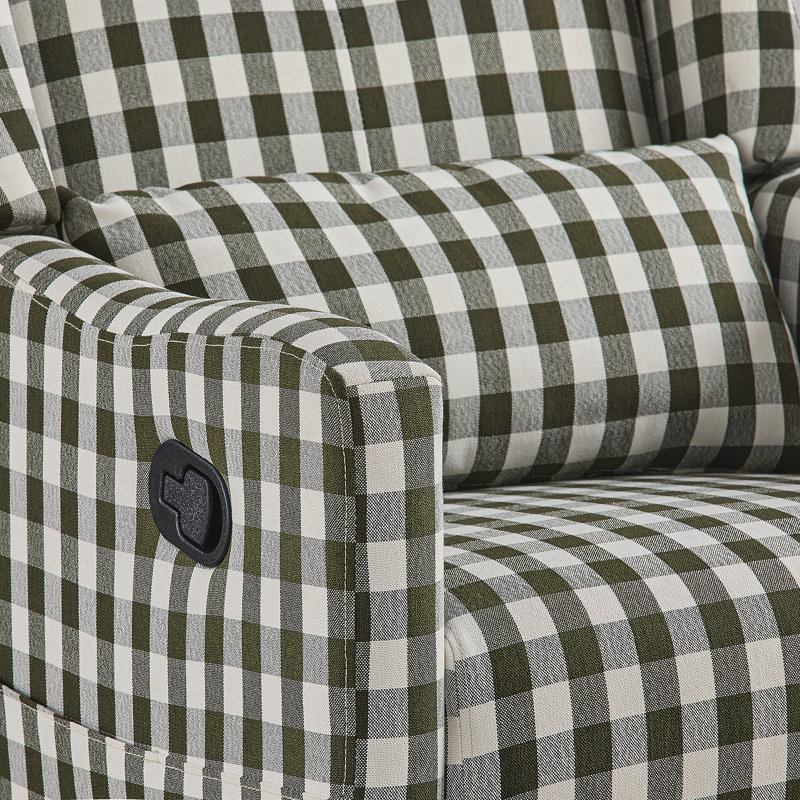 Fauteuil inclinable et pivotant manuel Drenna, Vert