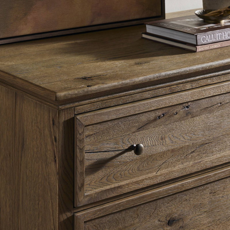 Geoffrey Tall Dresser, Worn Oak