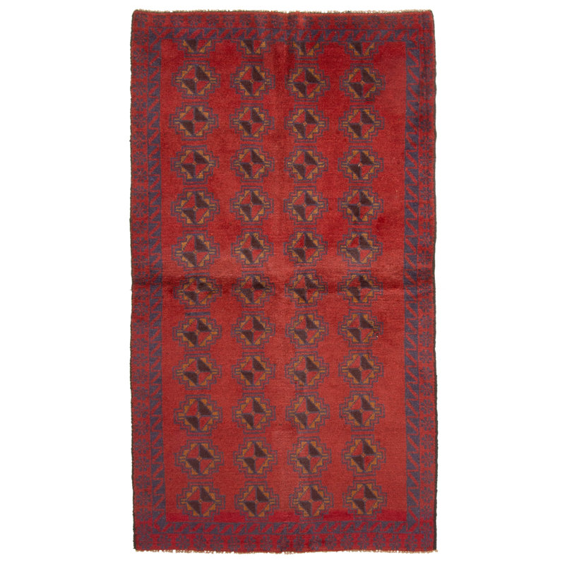 Rizbaft Red Rug 3'7" x 6'4"