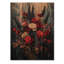 Abstrait bouquet de roses gothique foncé I - reproduction de bois de roses - sur bois de pin naturel-362547736