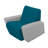 SoftScape Angled Foam Preschool Chair-114990388