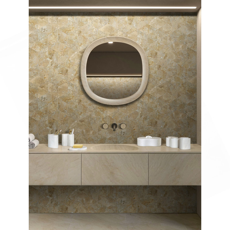 White Natural Marble Bathroom Accessories Set, Natural Stone, Genuine Marble, Real Marble