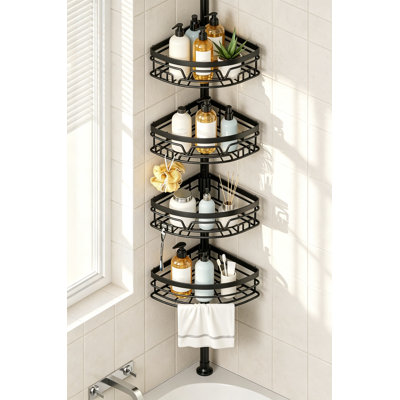 Adhesive Stainless Steel Shower Caddy