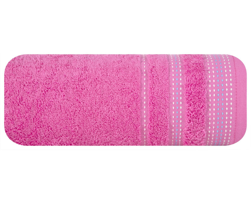Itzael Midweight Jacquard Hand Towel, Sweet Pink