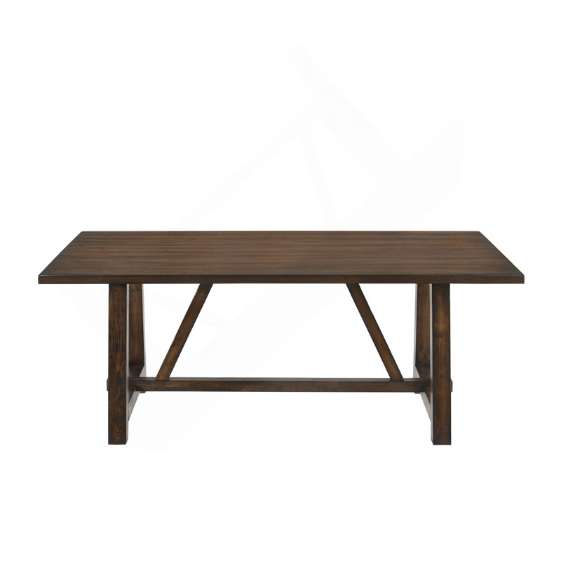 Dark Oak Finish Dining Table