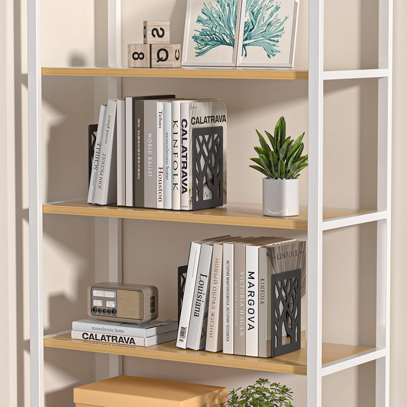  Serre-livres en métal Modern Tree Design