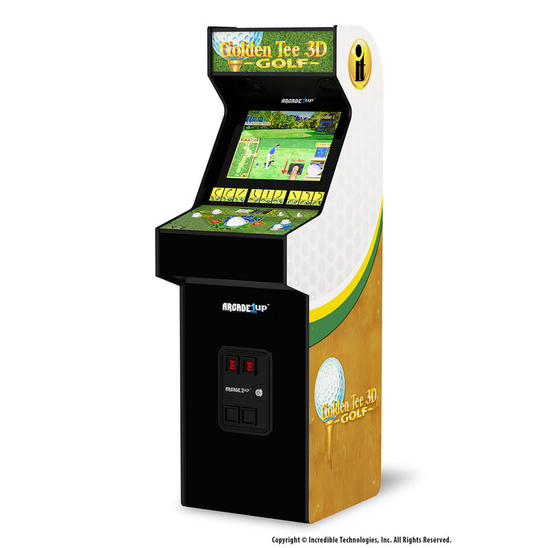 Golden Tee 3D Deluxe Arcade Machine with 17-Inch Screen