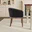 Chaises de cuisine de style campagnard avec accoudoirs 24,8 po-1757053396