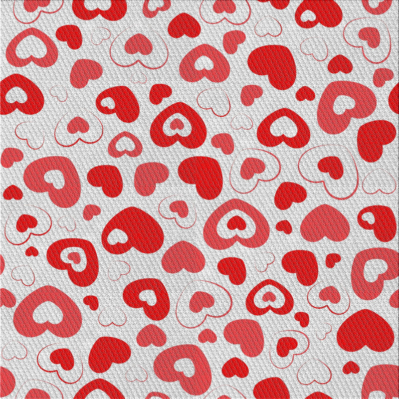 Tapis rouge/gris à motifs Hyuk, Carré 8 pi