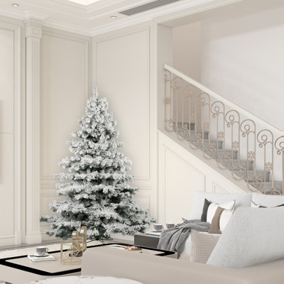 Kinsey Flocked Alaskan Artificial Christmas Tree