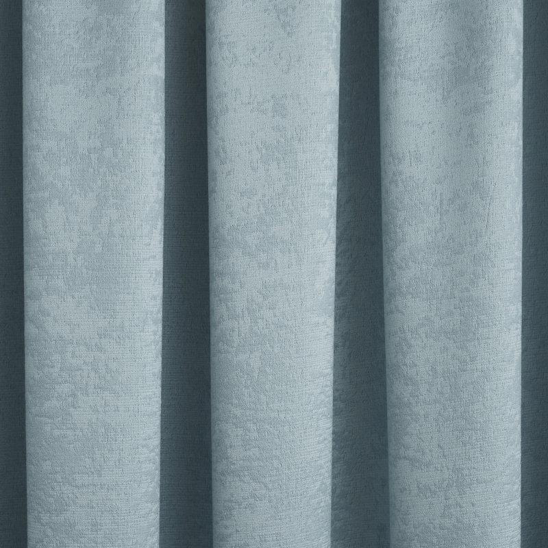 Galaxy Room Darkening Curtain Pair, Width 117 x Drop 137 cm, Duck Egg