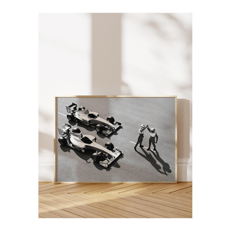Peinture décorative encadrée