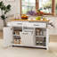 147 cm W Kitchen Cart with