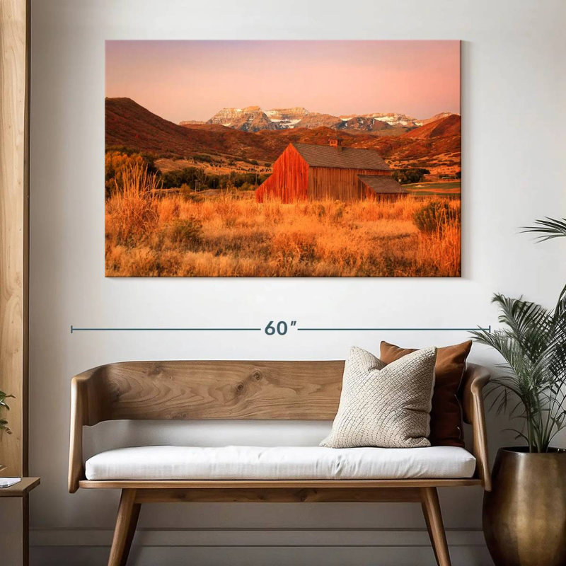 Lilie Utah Rustic Barn, 34" H x 51" W