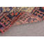 Petit tapis 2,6 x 4,8 pi, tapis turc, tapis de chambre rouge, tapis modernes, tapis géométriques, tapis rétro