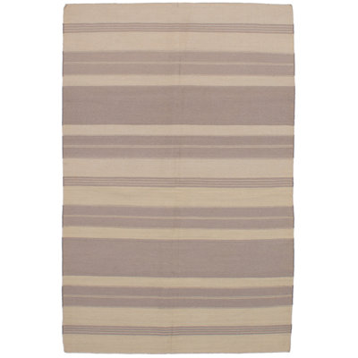 Baisden Wool Striped Indoor Rug