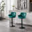 Adjustable Bar Stools with Backrest and Footrest, Set of 2-1137210521