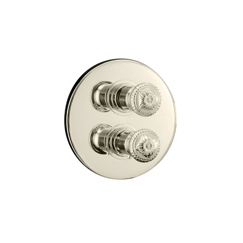 Swan Thermostatic Mixer, Polished Nickel
