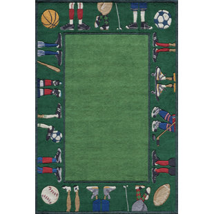 Whimsy Hand-Tufted Grass Green Area Rug