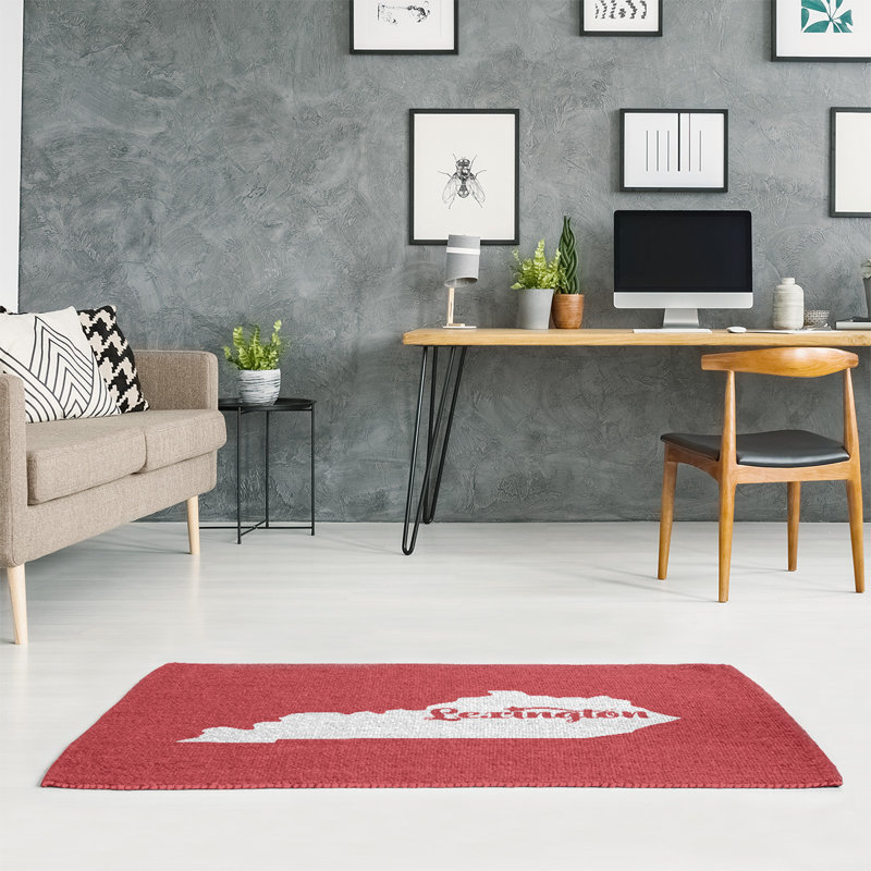 Tapis de zone rouge kentucky lexington, Rectangle 2 pi x 3 pi, Oui