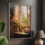 Reproduction encadrée FLORAL Series DCCL XXVI - bois massif-1177903874
