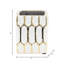 Contenant de rangement en céramique Dynasty Design Modern Elegant Home Decor Accent Polyvalent-1012501915