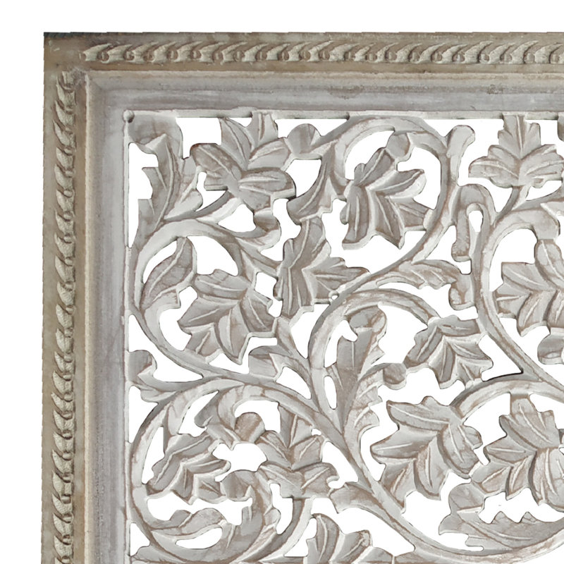 Décoration murale en bois naturel