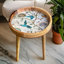 Handmade Elite Solid Wood Tray Top End Table