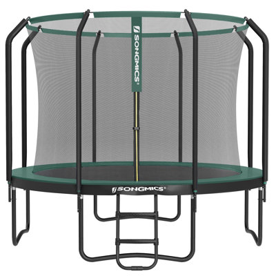 Songmics ft Round Backyard Trampoline with Safety Enclosure