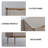 Fluted 9 Drawers Dresser Modern Wooden Top Chest Of Drawers-883061272