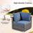 Premium All-Weather Wicker 4 - Person Patio Conversation Set with Cushions-752010805