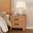 Modern Rustic Brown End Table-391312627
