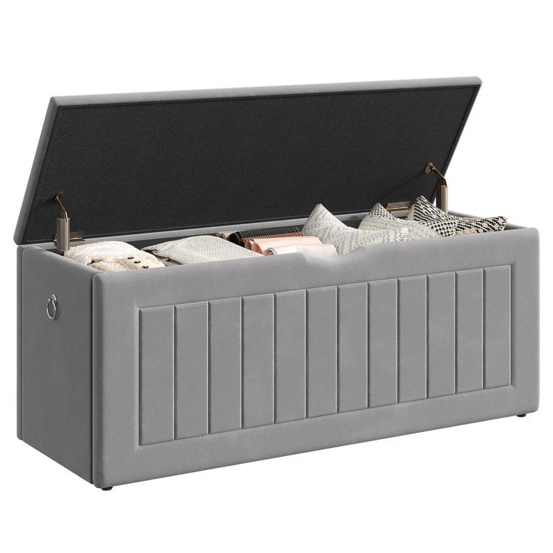 Coffre de rangement, Gris