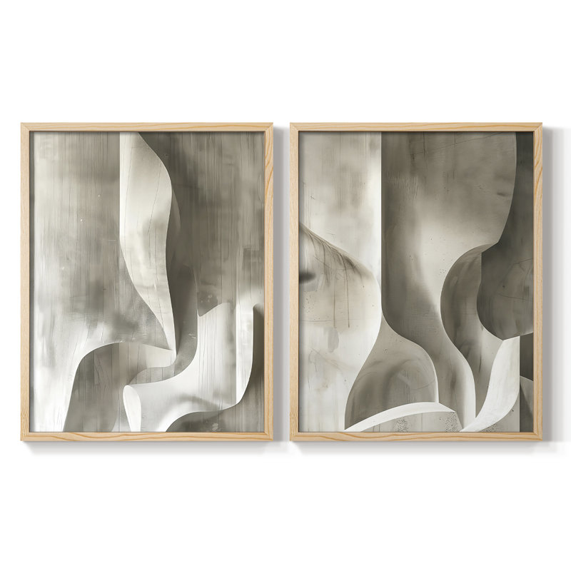 Série ABSTRACT CDLxx - reproduction encadrée de qualité supérieure - prête à être accrochée - aucun clou requis - aucun clou requis