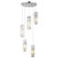 Luminaire suspendu cylindrique à 5 lumières à intensité variable avec accents de cristal-2121709320-2094169923