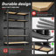 Étagère de rangement à 5 niveaux réglables en métal pour garage-2115862509