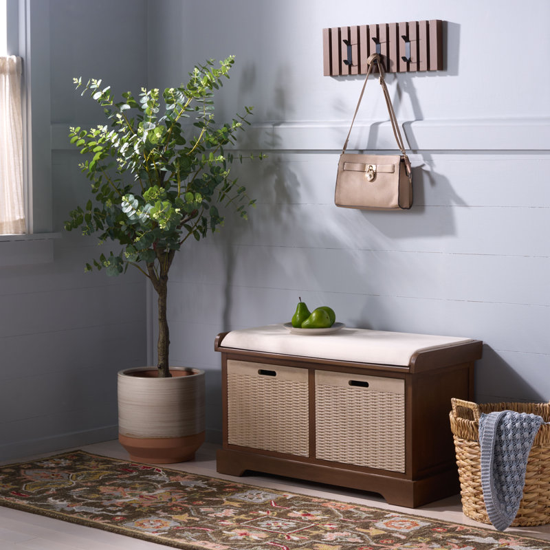 Fotina Storage Bench Combo, Mediun Brown