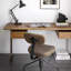 Ensemble de bureau et de chaises de style moyen-ancien moyen