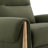 Michelle Upholstered Mannul Recliner with Solid Wood Legs and Padded Armrests-119783490