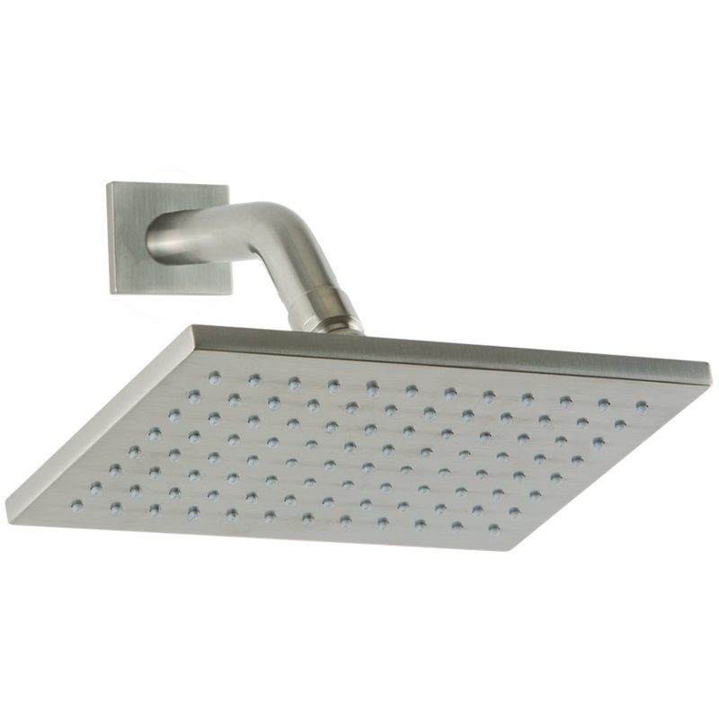 Rain Fixed Shower Head, Brushed Nickel