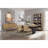 Metal Base Latte Sideboard