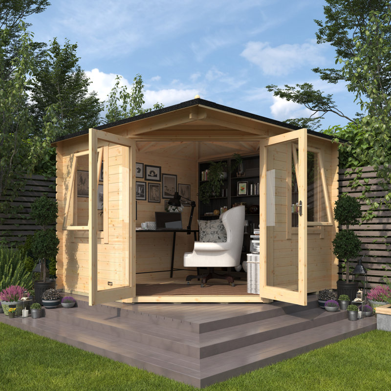 10x10w Bengal Corner Cabin | 28mm Log Cabin
