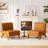 Upholstered Accent Chair with Wooden Legs-204001011