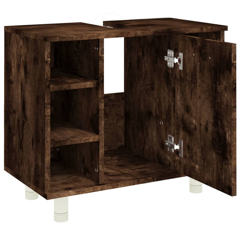 Avrom 60cm Bathroom Vanity Base Only, Smoked Oak