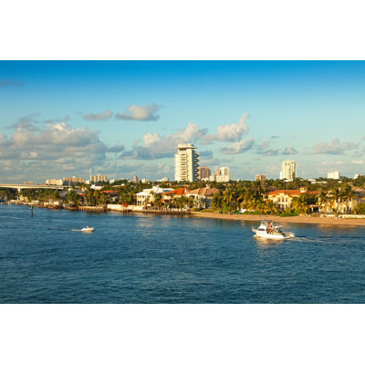Ft. Lauderdale, Florida 1 Piece Wrapped Canvas Wall Art