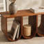 Table basse triple style ouvert