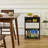 Narrow Side Table With Storage Shelf, Three Tier Side Table, Modern Sofa Table, Small Bedside Table With Magazine Rack, Telephone Table For Small Space,