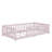 Low-To-The-Ground Twin-Size Floor Bed With Fence No Door Included-501043415
